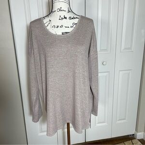 Banana Republic Tan Oversized Lightweight Sweater Women's Sz XL Long Sleeve